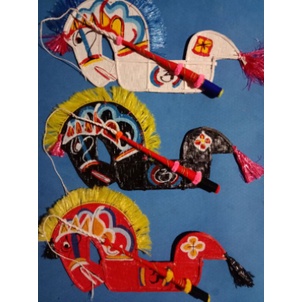 Bagus Mainan Kuda lumping anak plus pecut tanggung