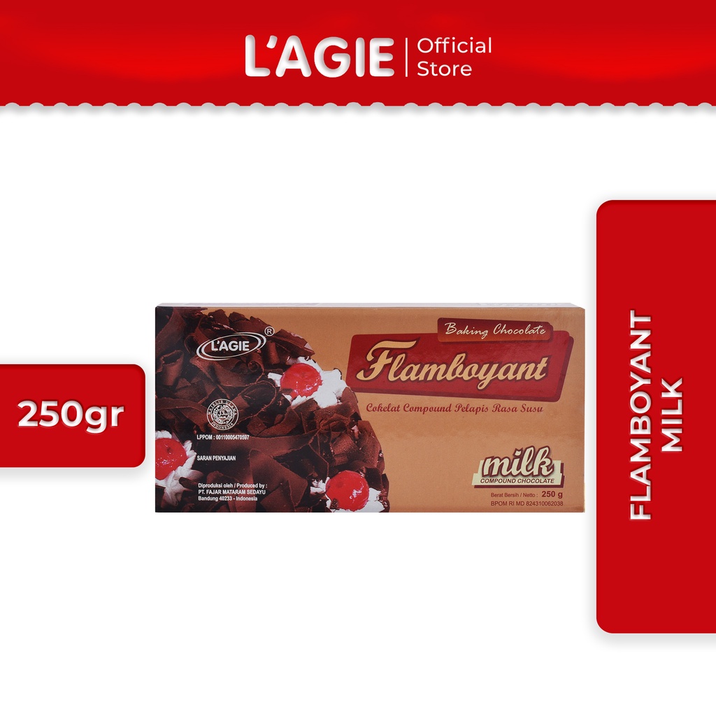 

Lagie Coklat Blok Susu Flamboyant Milk 250gr