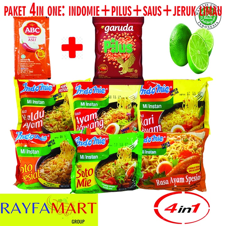 

paket indomie mi instan rasa soto mie Indomie Kuah ayam bawang ayam spesial varian rasa