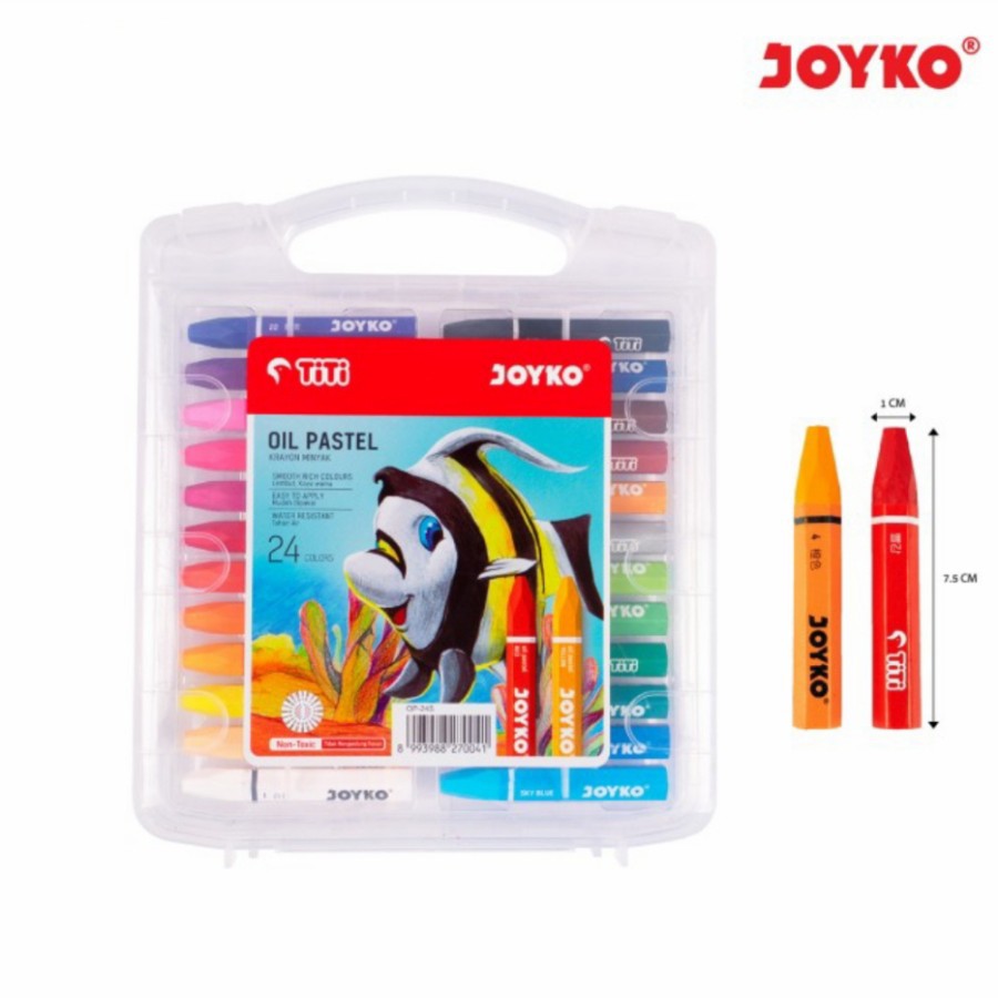 

Krayon | Crayon | Oil Pastel Kelir Joyko OP-24 Warna