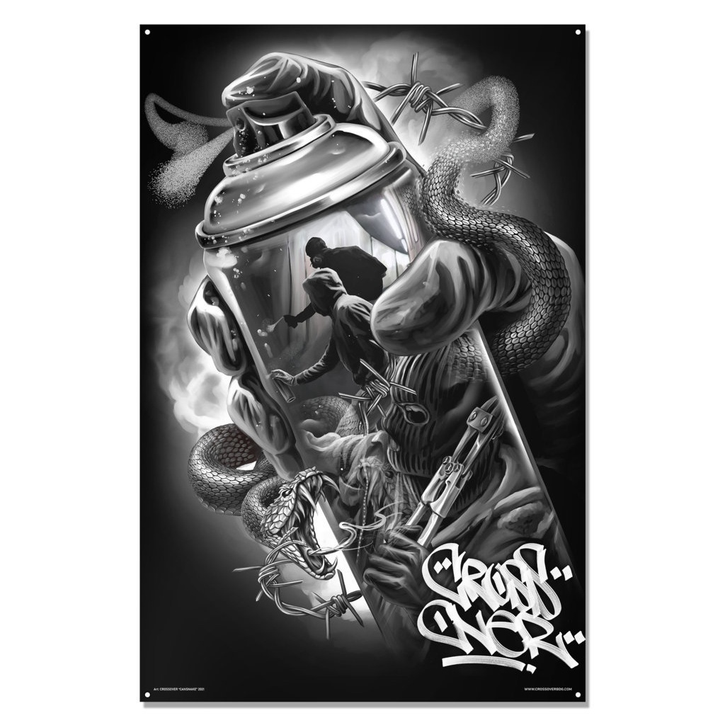 FLAG BANNER CROSSOVER CANSNAKE