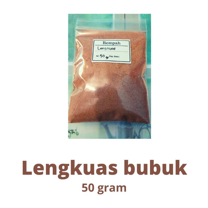 

[50 gr] Rempah Bubuk Lengkuas/ Lengkuas Bubuk/ Laos Bubuk