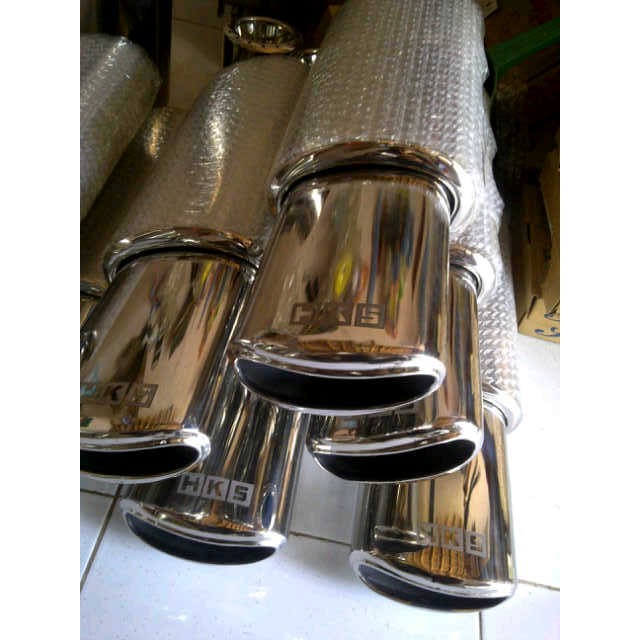 KNALPOT RACING HKS OVAL LOHAN MOBIL