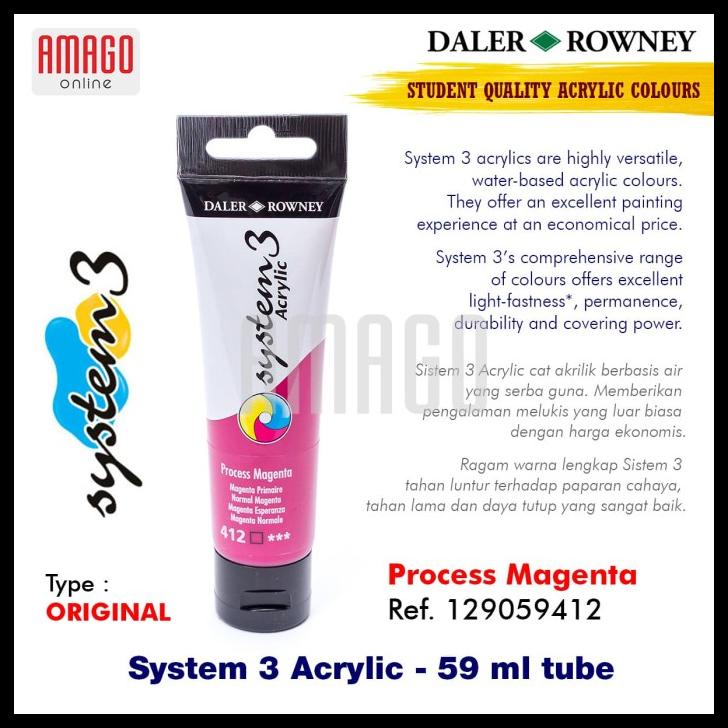 

Daler-Rowney - System 3 Acrylic 59 Ml - Process Magenta - 129059412