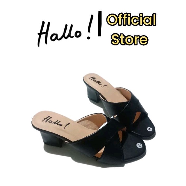 Hello Hells Sandal High Hills Cewek Hak Tinggi 5cm (Hello Soraya)