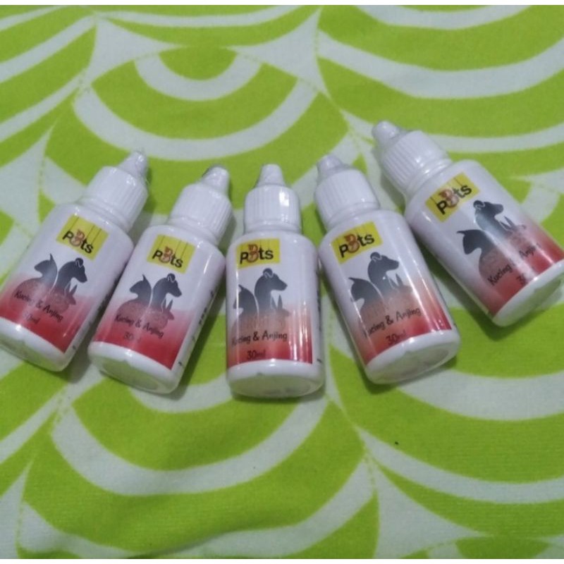 (p3ts vermes) obat cacing tetes kucing dan anjing - p3ts vermes 30ml