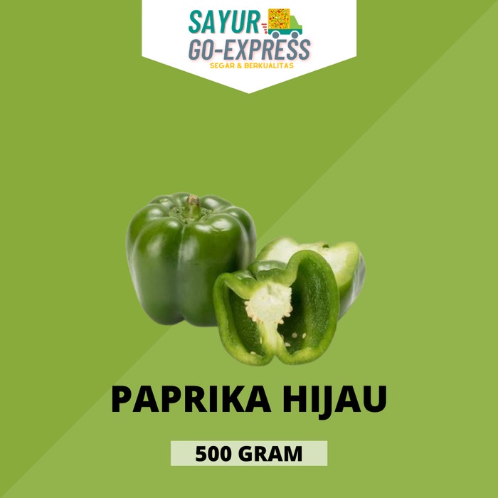 

paprika hijau segar fresh green paprica