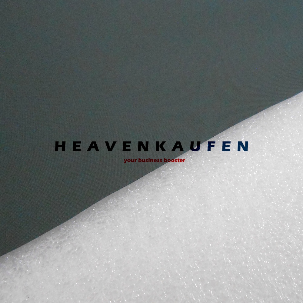 Parasut Anti Air Waterproof Warna Abu Sangat Gelap Dark Grey Coating Milky PU Untuk Tenda Jas Hujan Rain Cover Dll Meteran