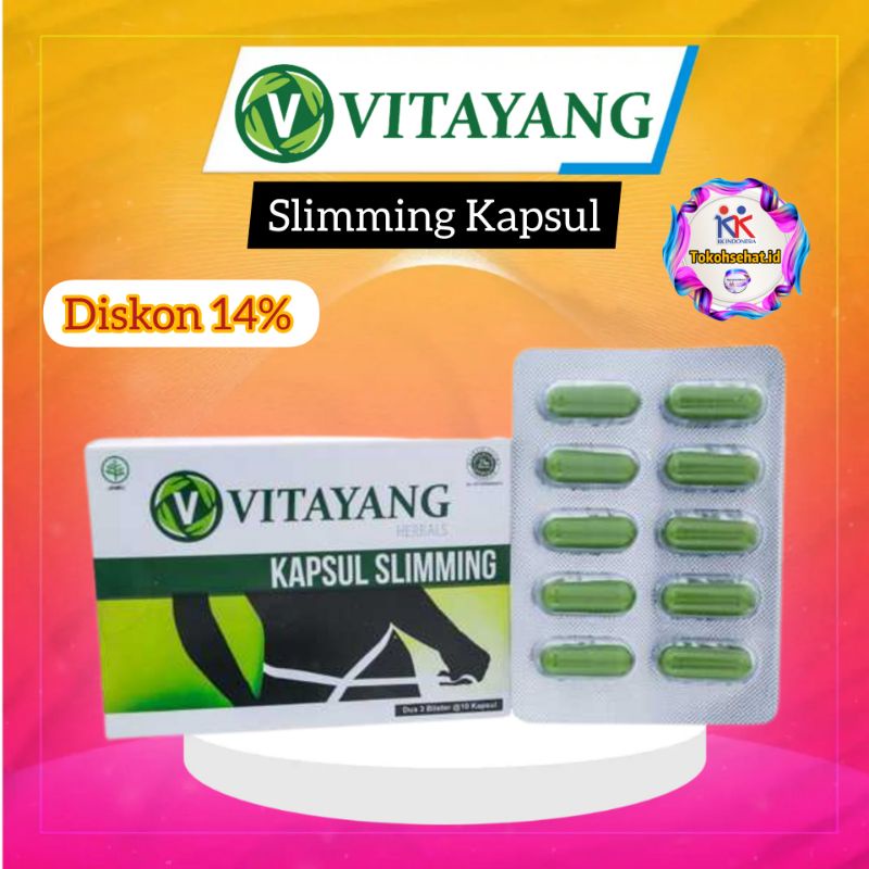 Vitayang Kapsul Slimming Teh Hijau Jati Belanda Gelugur Herbal Alami Untuk Mengatasi Obesitas Dan Kegemukan original KK Indonesia