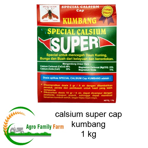 pupuk special calsium SUPER CAP KUMBANG 1 kg