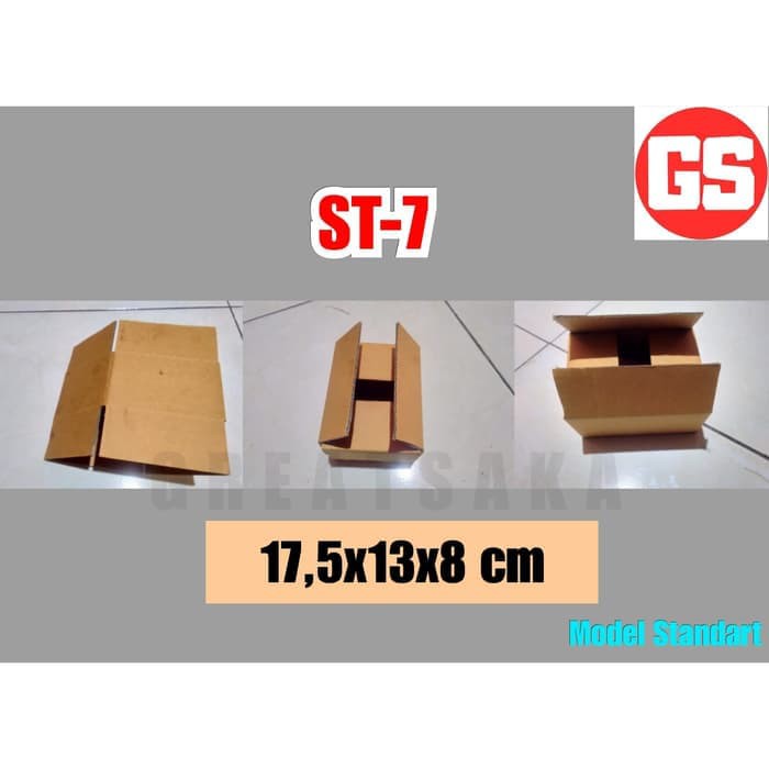 

KOTAK KARDUS ST-7 COKLAT POLOS PACKING