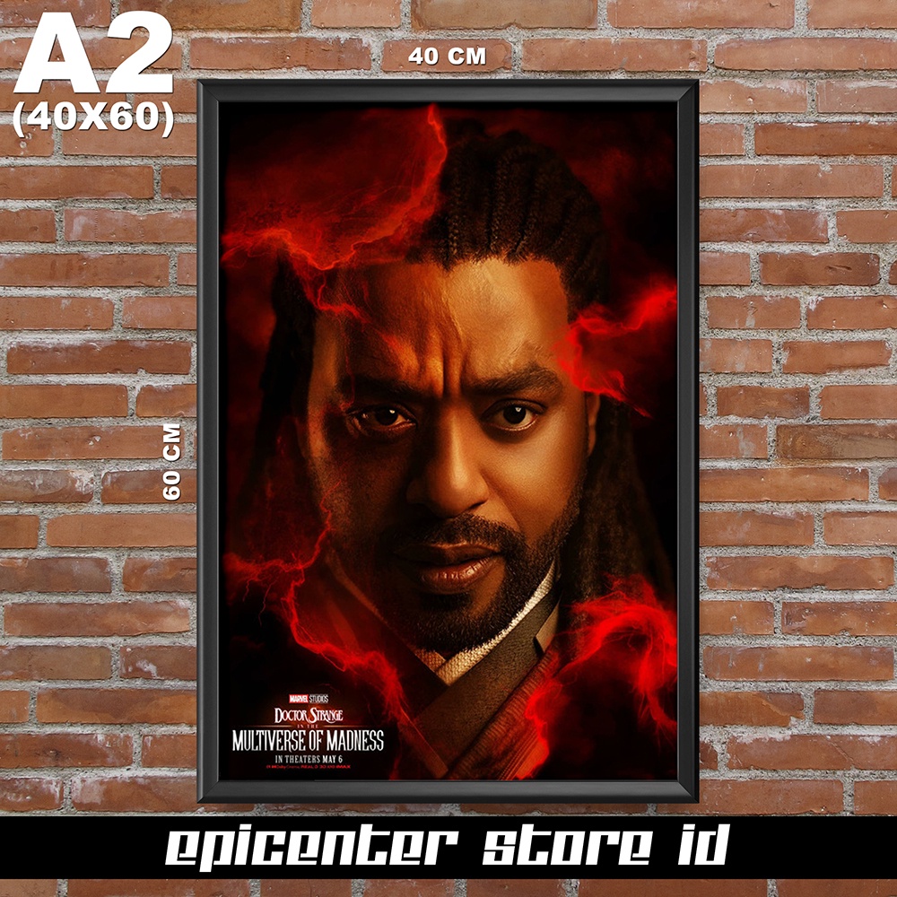 Poster Film Dr Strange Multiverse of Madness - Mordo 40x60 + Frame