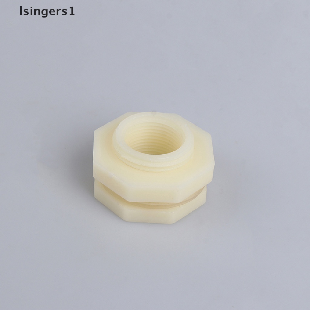 (lsingers1) Konektor Pipa Tangki Air Akuarium Bahan ABS Ukuran 1 / 2 &quot;3 / 4&quot; 1 &quot;