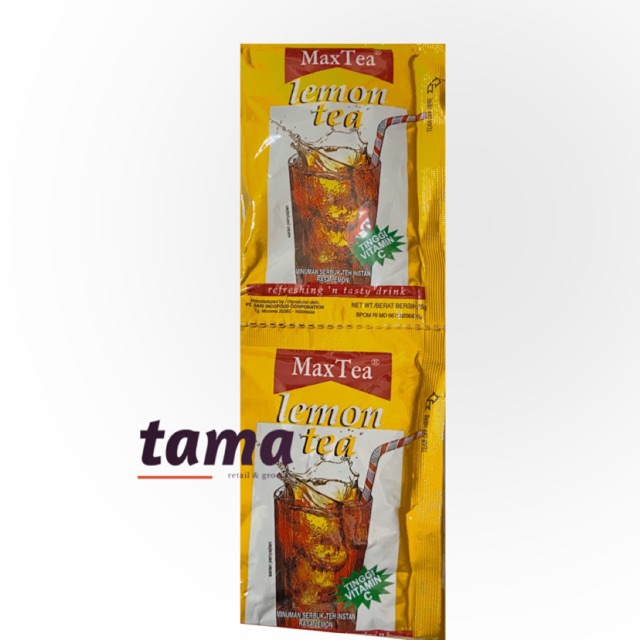 

Max Tea Lemon Tea - Per Renteng - 10 Sachet X 25G