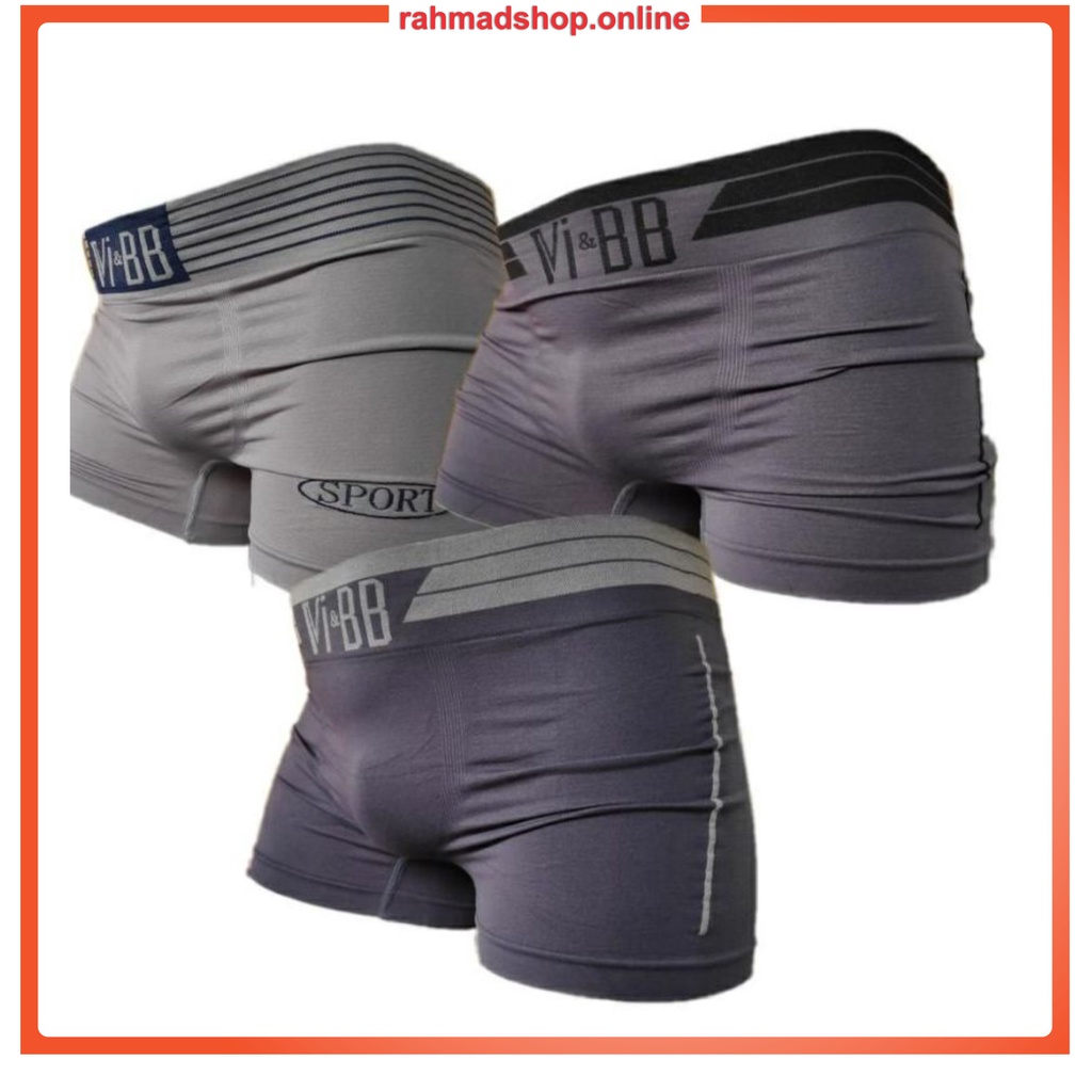 Celana dalam boxer JUMBO rajut VI&amp;BB &amp; COWOK KEREN  XL-XXL