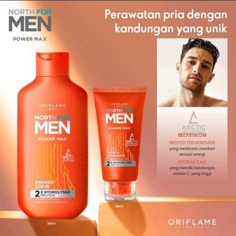 PROMO North for men powermax,Oriflame original,oriflame murah, parfum oriflame,