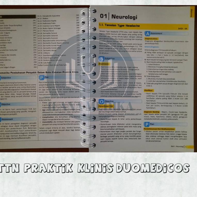 6P8FQI Buku Saku Praktis Klinis Dokter Duomedicos / Buku Saku Dokter Umum / Buku Saku Dokter Interns