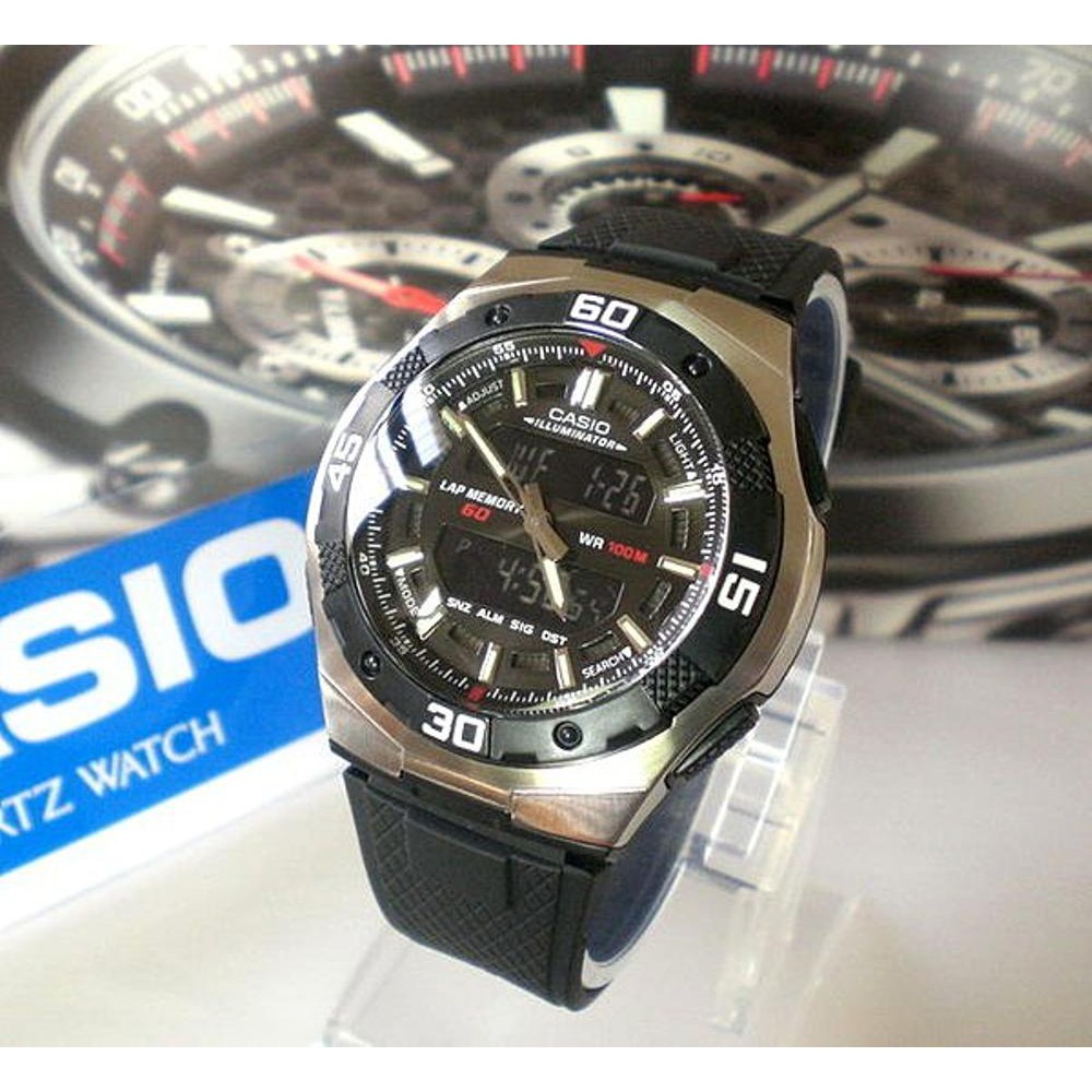 Jam Tangan Casio Original Pria AQ 164W 1A