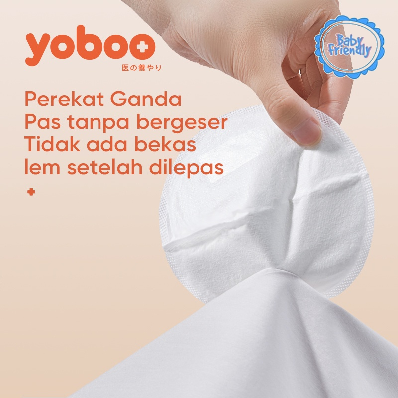 [Baby Friendly] YB-0006 Yoboo Breast Pad Penyerap ASI 30 Sheet / Pembalut Payudara untuk Ibu Menyusui