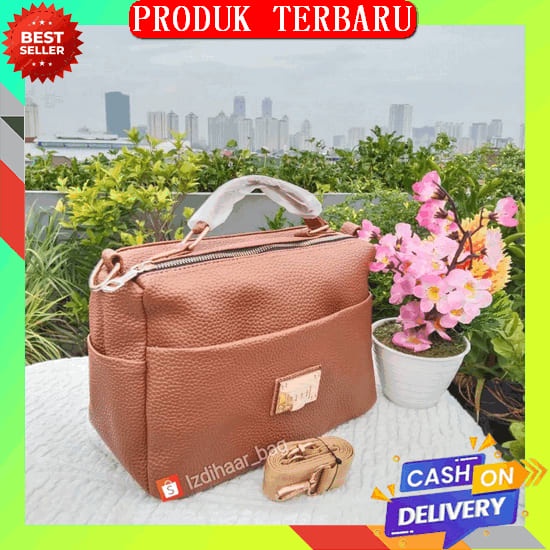 Sling Bag Wanita Fashion Di67 Look Import/Tas Selempang Kondangan Bordir Zira Bag/Alin Silky/Tas Sle