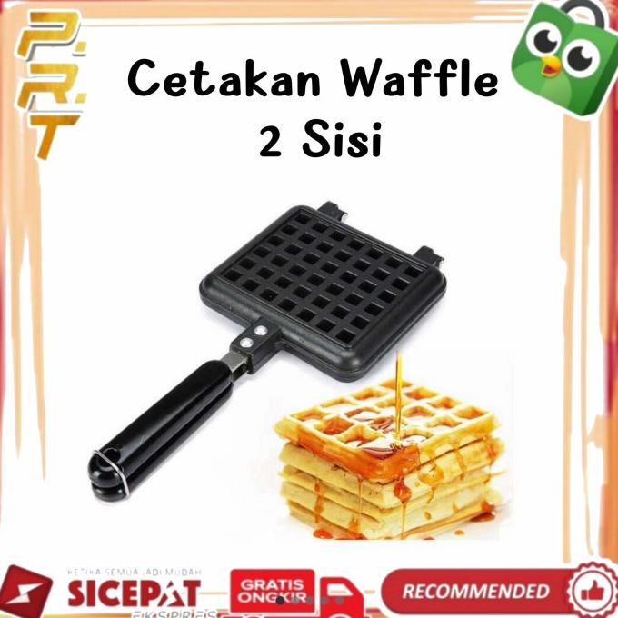 Cetakan Waffle / Waffle Pan / Cetakan Waffle Teflon Anti Lengket