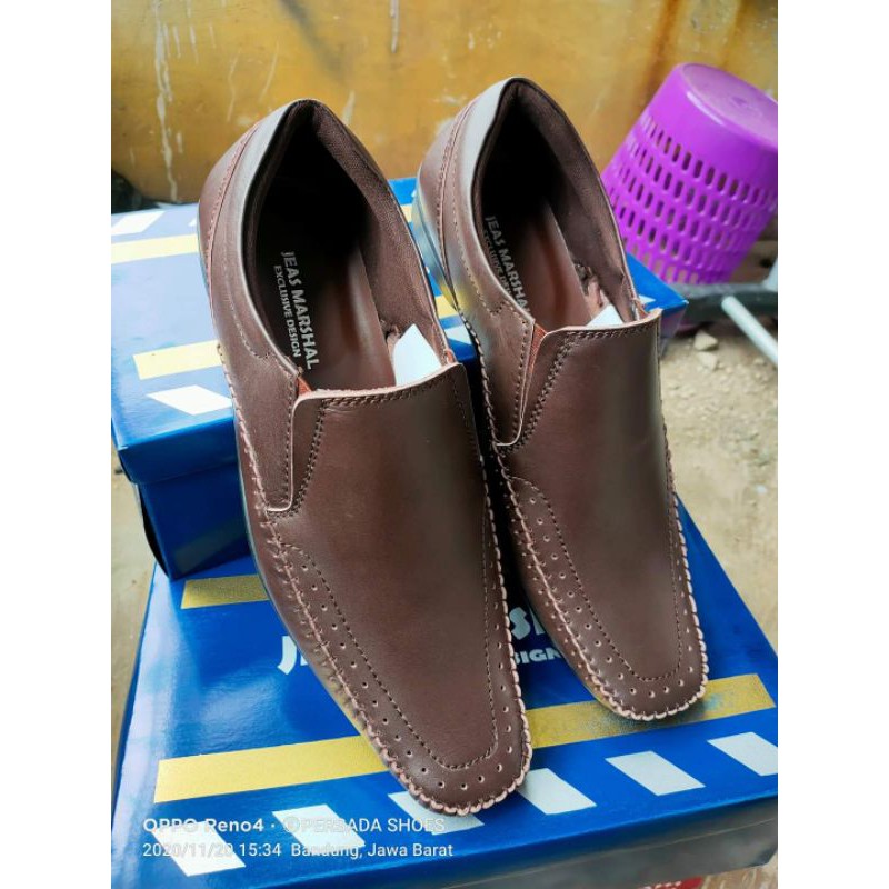 Sepatu Casual Kulit Pria Jeas Marshal Kr 101 ( Produksi Sendiri )