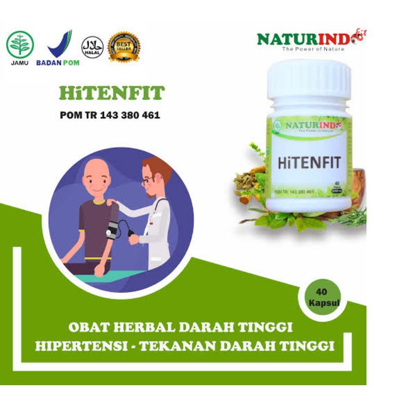 HITENFIT obat darah tinggi / hipertensi.