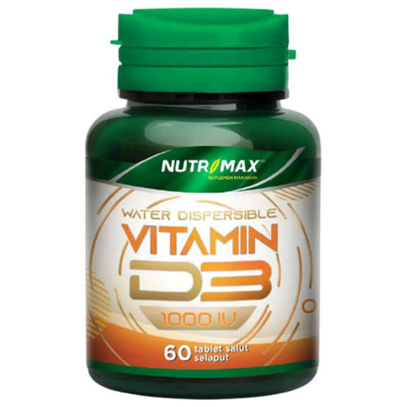 NUTRIMAX VITAMIN D3 1000 IU isi 60 || VIT D 1000IU IMUNITAS TUBUH NYERI TULANG KESEHATAN JANTUNG 60 TABLET