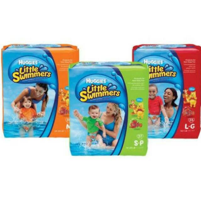 Huggies Little Swimmer / PEMPRES ANAK / POPOK BERENANG - SATUAN