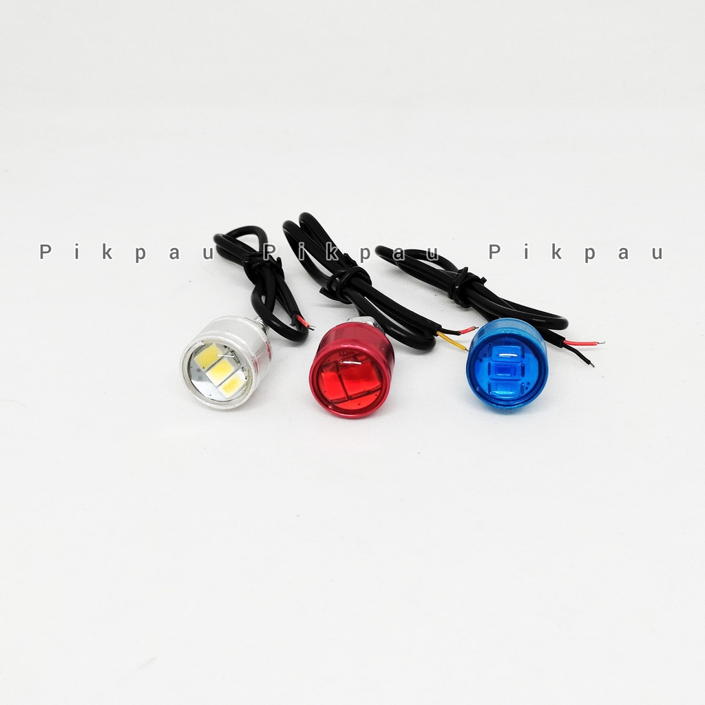 Lampu Led Mata Elang Standby Diam Kedip Breket Baut