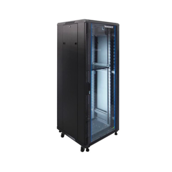 IR8042G - 42U Close Rack Depth 800mm Glass Door 19&quot; - INDORACK