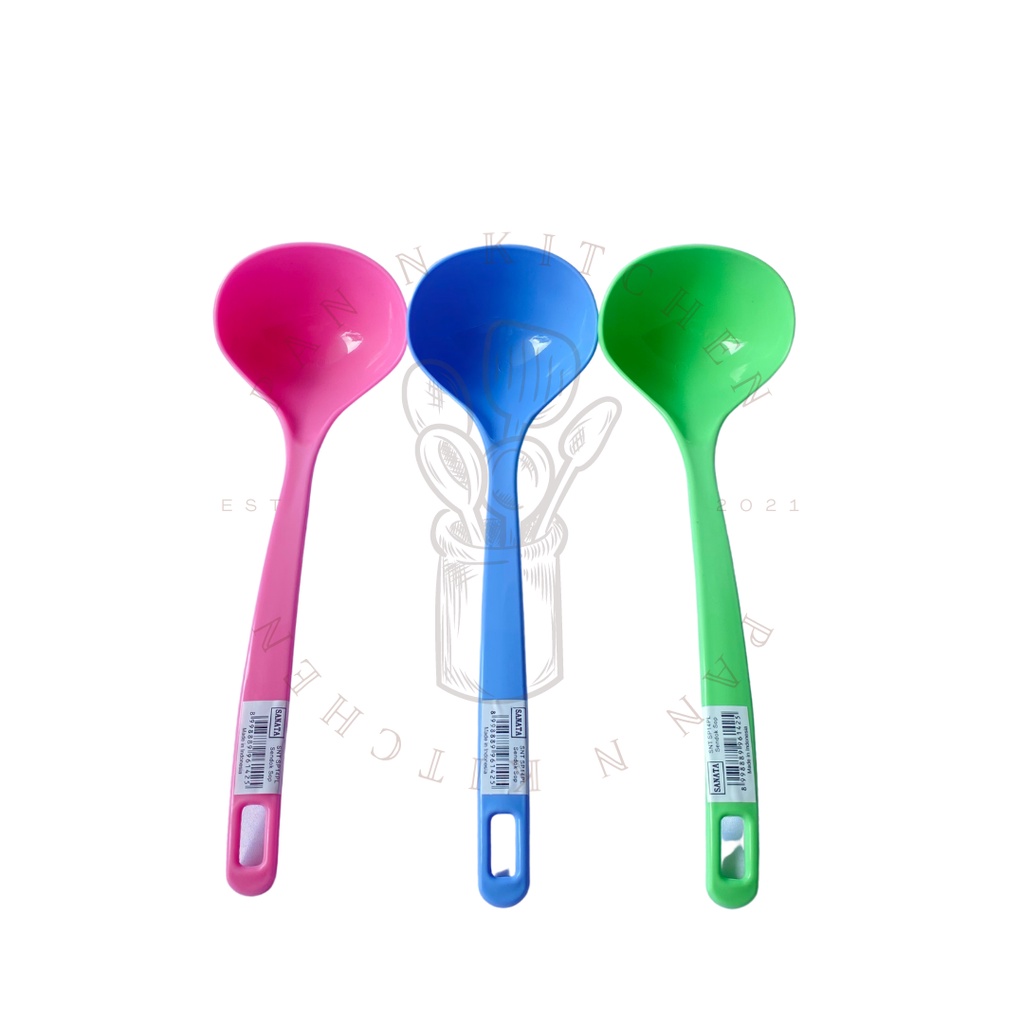 Sendok Sop / Irus plastik Warna Sanata Besar