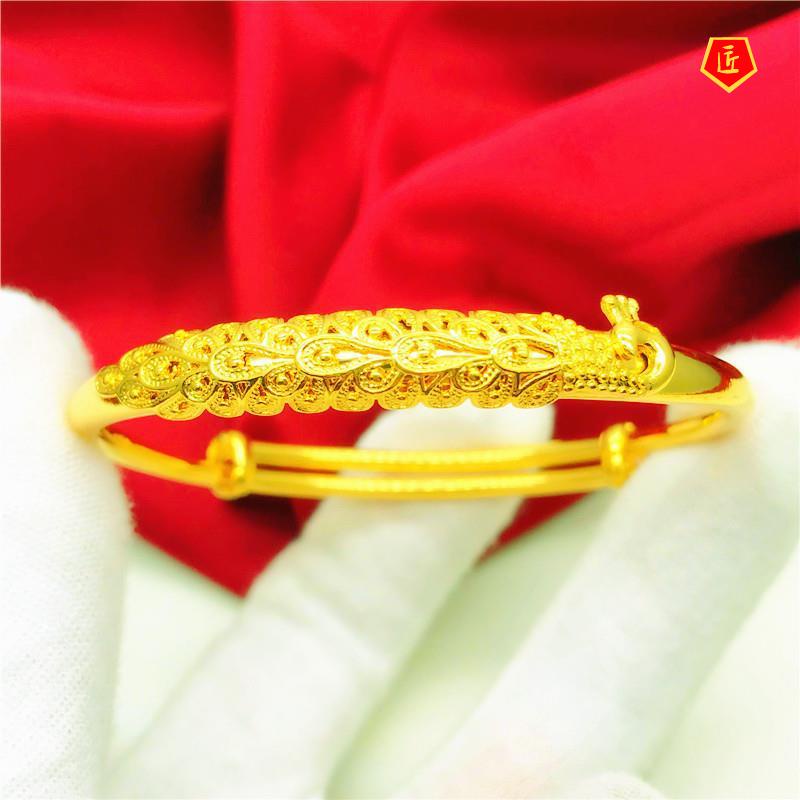 [Ready Stock]Fashion Auspicious Golden Phoenix Bracelet