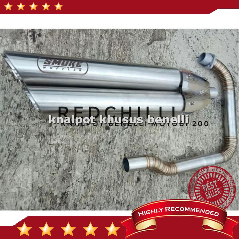 Diskon Knalpot Benelli Motobi 200 Efi - Knalpot Benelli Motobi 200 Evo Promo