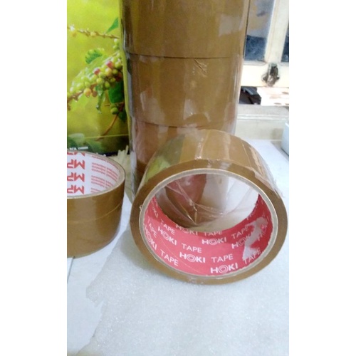 

Lakban paking atau solasi coklat