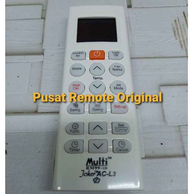 MULTI REMOTE REMOT AC LG DUAL INVERTER AKB74955604 AKB75075801 SEPERTI ORIGINAL