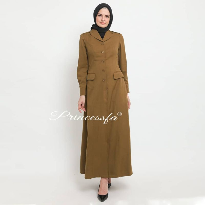 seragam princessfa / gamis pemda / gamis princessfa / gamis khaki / gamis pns / gamis pns pdh