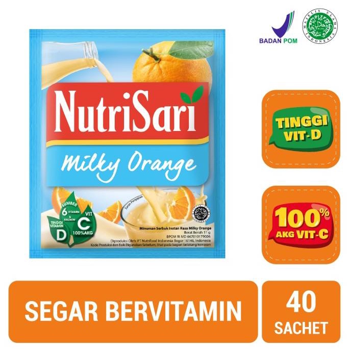 

SALE NutriSari Milky Orange (40 Sch)/MINUMAN COLLAGEN/MINUMAN YOYIC/MINUMAN DIET/MINUMAN PEMUTIH BADAN/MINUMAN KOREA/MINUMAN KEMASAN/MINUMAN KALENG/MINUMAN KOTAK/MINUMAN SEHAT HERBAL/MINUMAN SEHAT UNTUK TUBUH/MINUMAN SEHAT ORGANIC/MINUMAN SEHAT UNTUK