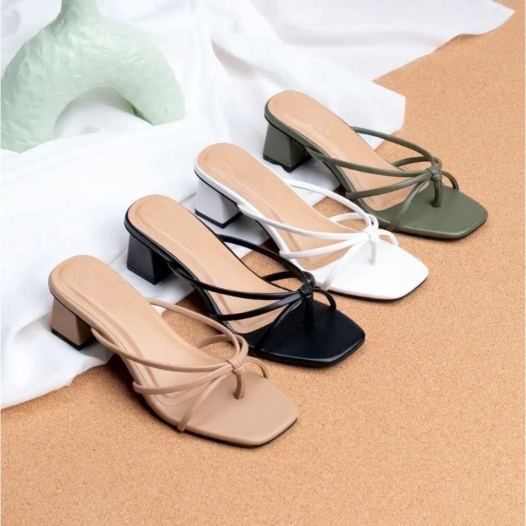 (XI-03) SANDAL WANITA TERBARU KEKINIAN HEELS COLLECTION