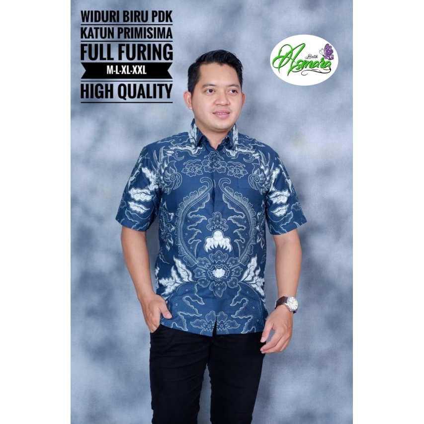 WIDURI BIRU ASMARA BATIKSOLOAMANAH BAJU KEMEJA BATIK SOLO PRIA LENGAN PENDEK PANJANG LAPIS FURING ATASAN BATIK PREMIUM MODERN KATUN HALUS ALASKA PINK DEWO CEMANI LENTERA PRAJA BUMI LISANG GENI KLABANG ASMARA PEKSI JIWO KENCONO UNGU GIYANDRA IJO SUJIWO KLA