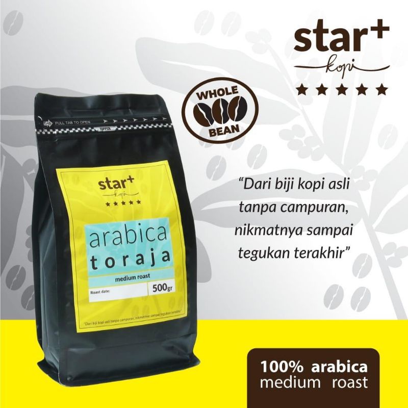 

Star Kopi Arabica Toraja 500 gram