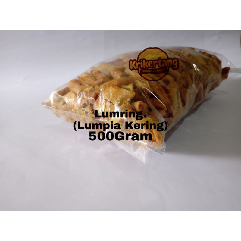 

Cemilan AMR | LUMRING / KULPI / KULIT LUMPIA KERING / LUMPIA GULUNG / KERIPIK LUMPIA