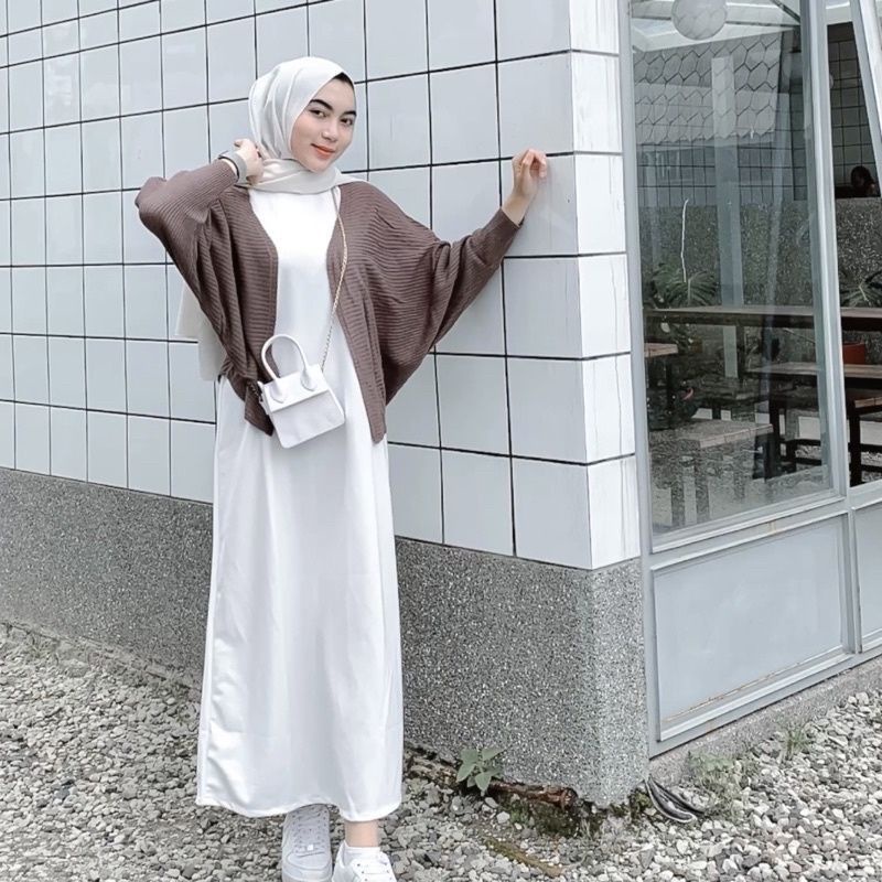 CARDIGAN RAJUT BATWING/ATASAN RAJUT WANITA BIG SIZE/OUTER WANITACARDIGAN RAJUT / BATWING KELELAWAR CARDIGAN / CARDIGAN BIG SIZE(PREMIUM) //INDY CARDIGAN//