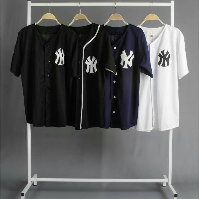 COD BAJU JERSEY BASEBALL PRIA WANITA NEW YORK TERBARU MURAH BAYAR DI TEMPAT BAJU DISTRO PROMO