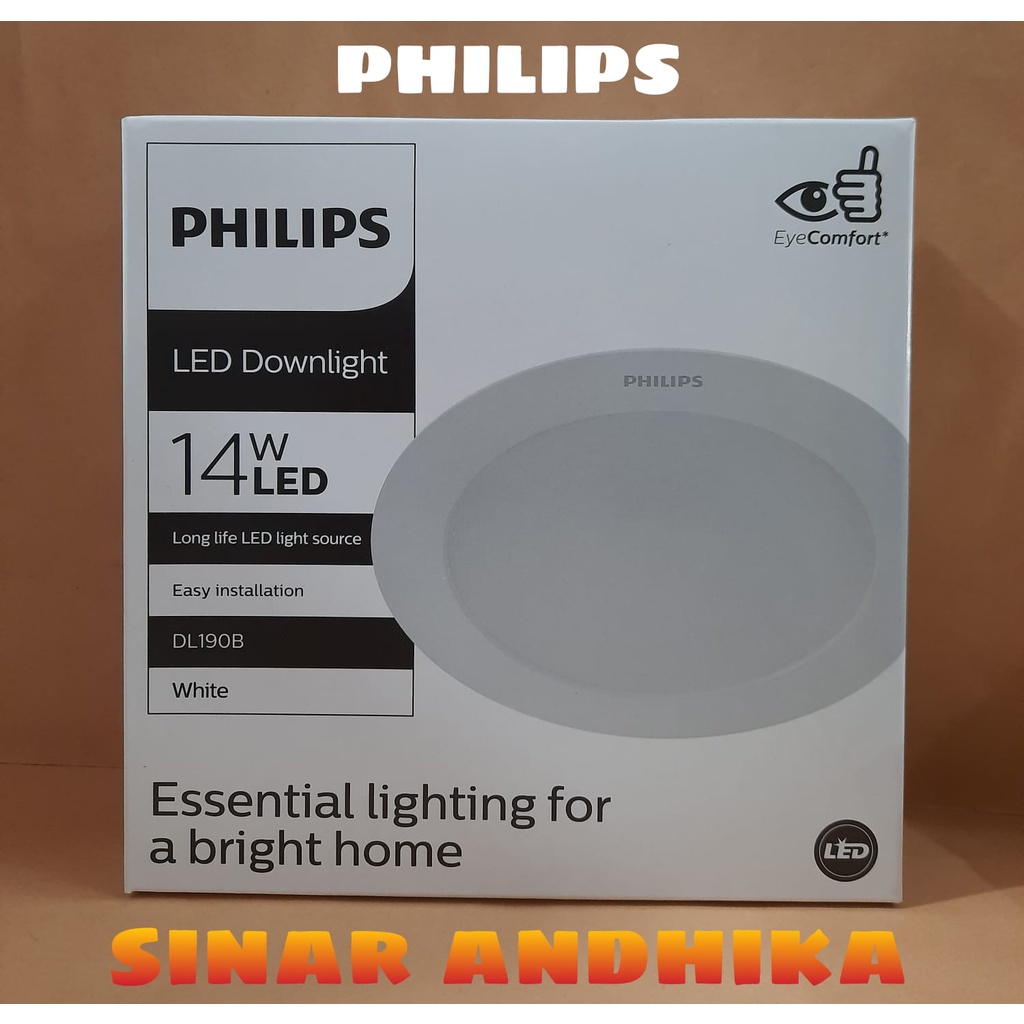 Lampu Led Downlight Philips Eridani 14Watt DL190B