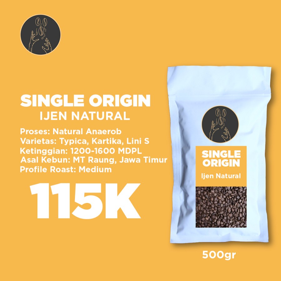 

SINGLE ORIGIN IJEN NATURAL 500 GRAM