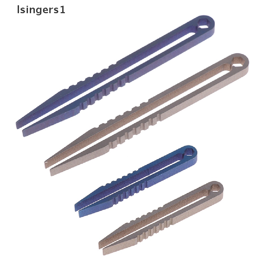 (lsingers1) Tc4 Pinset Penjepit Multifungsi 2 Ukuran Bahan Titanium