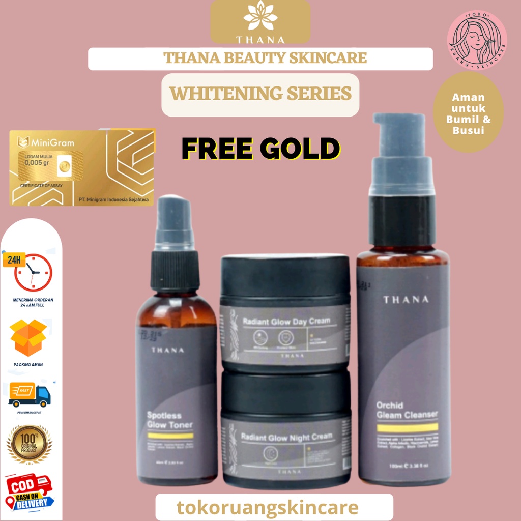 THANA BEAUTY SKIN CARE WHITENING SERIES FREE GIFT by Khadijah Azzahra Make Up