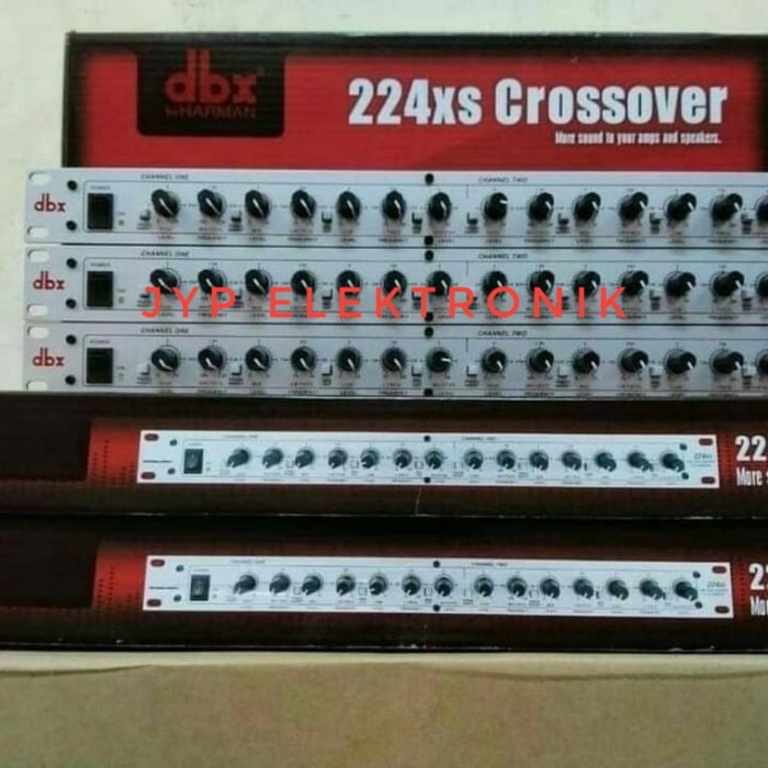 Crossover Aktif DBX 224 XS / DBX 224XS plus subwoofer output