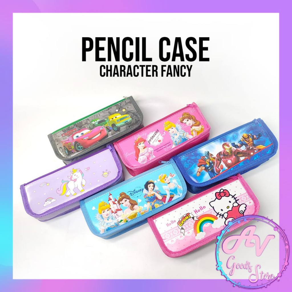 

kotak pensil / tempat pensil / kotak pensil fancy / kotak pensil kain karakter 5207